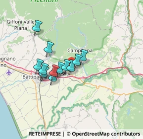 Mappa Via Francesco Del Grosso, 84025 Eboli SA, Italia (5.50923)