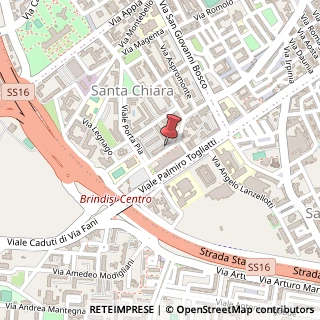 Mappa Via bezzecca, 72100 Brindisi, Brindisi (Puglia)