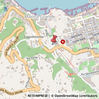 Mappa Via del Mare, 22, 80067 Sorrento, Napoli (Campania)