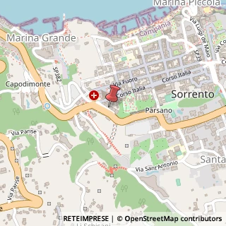 Mappa Largo Parsano Vecchio, 9, 80067 Sorrento, Napoli (Campania)