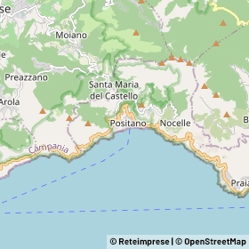 Mappa Positano