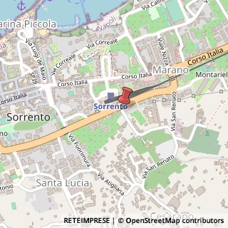 Mappa Via degli Aranci, 39, 80067 Sorrento, Napoli (Campania)