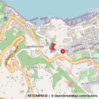 Mappa Via del Mare, 32, 80067 Sorrento, Napoli (Campania)