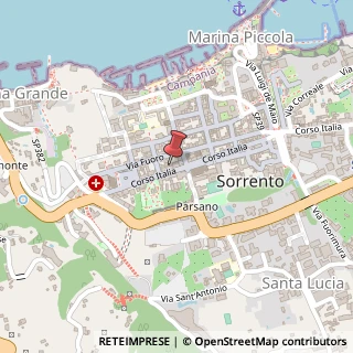 Mappa Corso Italia, 38, 80067 Sorrento, Napoli (Campania)