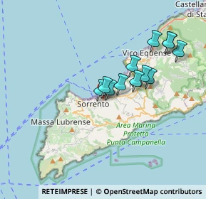 Mappa Vico Terzo Rota, 80067 Sorrento NA, Italia (3.21833)