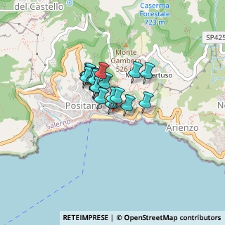 Mappa Produzione propria, 84017 Positano SA, Italia (0.27)