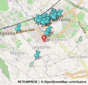 Mappa Via Nuova S.Andrea, 80063 Piano di Sorrento NA, Italia (0.478)