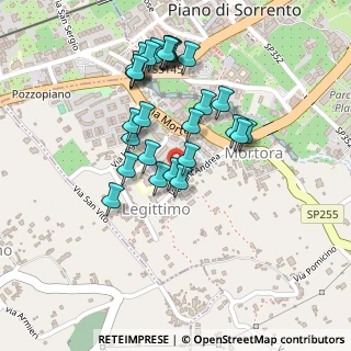Mappa Via Nuova S.Andrea, 80063 Piano di Sorrento NA, Italia (0.22414)
