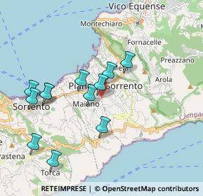 Mappa Via Nuova S.Andrea, 80063 Piano di Sorrento NA, Italia (1.995)