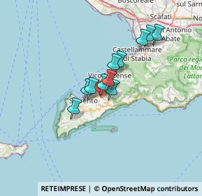 Mappa Via Nuova S.Andrea, 80063 Piano di Sorrento NA, Italia (5.12364)