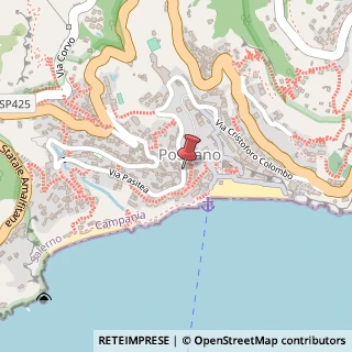Mappa Viale Pasitea, n.99, 84017 Positano, Salerno (Campania)