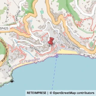 Mappa Viale Pasitea, 160, 84017 Positano, Salerno (Campania)
