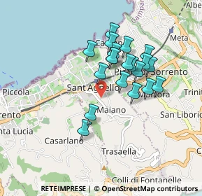 Mappa Via Monsignor Bonaventura Gargiulo, 80065 Sant'Agnello NA, Italia (0.794)