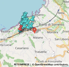Mappa Via Monsignor Bonaventura Gargiulo, 80065 Sant'Agnello NA, Italia (0.829)