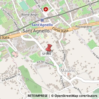 Mappa Via g. gargiulo 84, 80063 Sant'Agnello, Napoli (Campania)