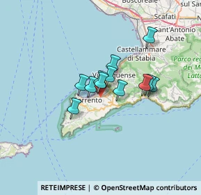 Mappa Via Monsignor Bonaventura Gargiulo, 80065 Sant'Agnello NA, Italia (4.62417)