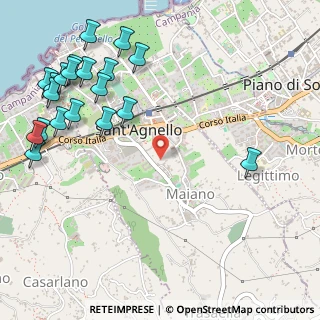 Mappa Via Monsignor Bonaventura Gargiulo, 80065 Sant'Agnello NA, Italia (0.7745)