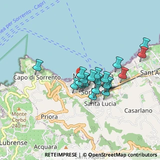 Mappa Spiaggia San Francesco Sorrento, 80067 Sorrento NA, Italia (0.7495)