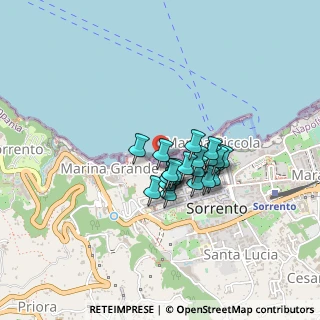 Mappa Spiaggia San Francesco Sorrento, 80067 Sorrento NA, Italia (0.296)