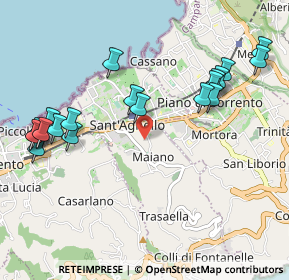 Mappa 80065 Sant'Agnello NA, Italia (1.261)