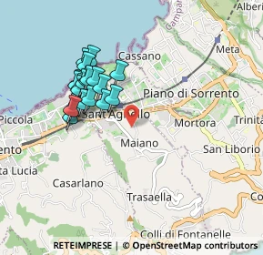 Mappa 80065 Sant'Agnello NA, Italia (0.9005)
