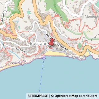 Mappa Via del Saracino, n36, 84017 Positano, Salerno (Campania)