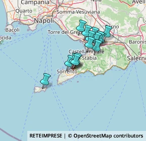 Mappa Via delle Acacie, 80063 Piano di Sorrento NA, Italia (11.082)