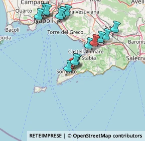 Mappa Via delle Acacie, 80063 Piano di Sorrento NA, Italia (17.58933)