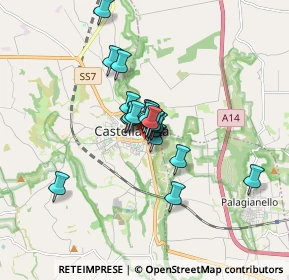 Mappa Via A. Flaming, 74011 Castellaneta TA, Italia (1.097)