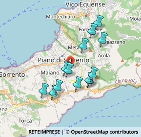Mappa Via Formiello, 80063 Piano di Sorrento NA, Italia (1.67462)