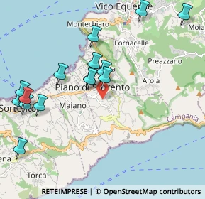 Mappa Via Formiello, 80063 Piano di Sorrento NA, Italia (2.426)