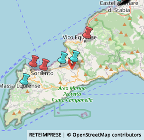 Mappa Via Formiello, 80063 Piano di Sorrento NA, Italia (7.6205)