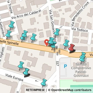 Mappa Via delle Spinelle, 74011 Castellaneta TA, Italia (0.07917)