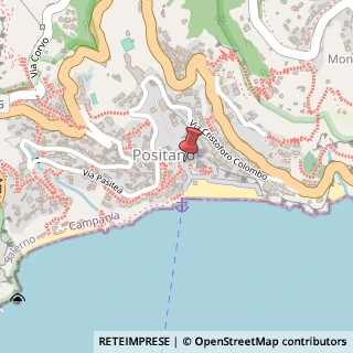 Mappa Via del Saracino, 4, 84017 Positano, Salerno (Campania)