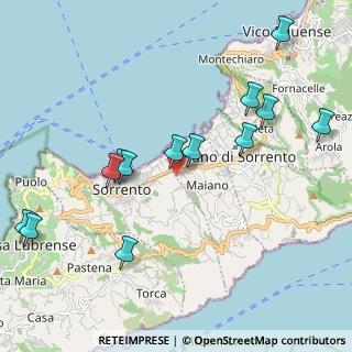 Mappa Via Privata Rubinacci, 80067 Sorrento NA, Italia (2.47385)