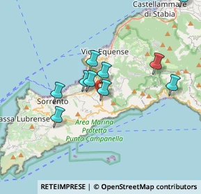 Mappa Via S. Massimo, 80063 Piano di Sorrento NA, Italia (5.32143)