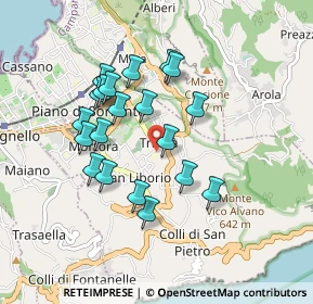 Mappa Via S. Massimo, 80063 Piano di Sorrento NA, Italia (0.8505)