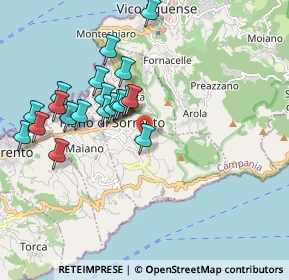 Mappa Via S. Massimo, 80063 Piano di Sorrento NA, Italia (2.0085)