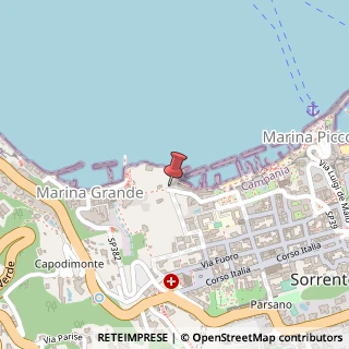 Mappa Via marina grande 62, 80067 Sorrento, Napoli (Campania)