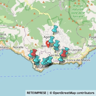 Mappa Via Sentiero Degli Dei, 80051 Agerola NA, Italia (1.6835)