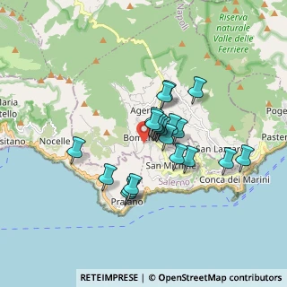 Mappa Via Sentiero Degli Dei, 80051 Agerola NA, Italia (1.4145)
