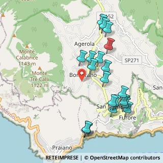 Mappa Via Sentiero Degli Dei, 80051 Agerola NA, Italia (1.1395)