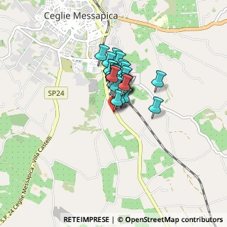 Mappa Via per Francavilla Fontana, 72013 Ceglie Messapica BR, Italia (0.53929)