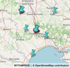 Mappa Viale Aldo Moro, 74011 Castellaneta TA, Italia (13.93417)