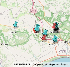 Mappa Viale Aldo Moro, 74011 Castellaneta TA, Italia (7.0525)