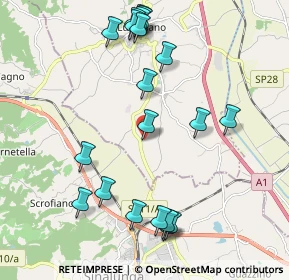 Mappa La Croce di Lucignano loc, 52046 Lucignano AR, Italia (2.3715)