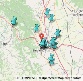 Mappa La Croce di Lucignano loc, 52046 Lucignano AR, Italia (5.996)