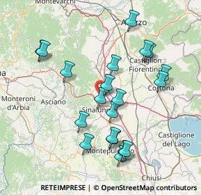 Mappa La Croce di Lucignano loc, 52046 Lucignano AR, Italia (15.7375)