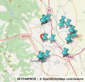 Mappa La Croce di Lucignano loc, 52046 Lucignano AR, Italia (3.9935)