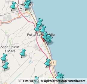 Mappa Via Solferino, 63018 Porto Sant'Elpidio FM, Italia (5.775)